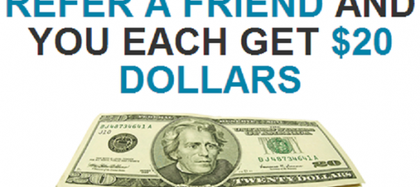 Earn $20 by Telling Your Friends